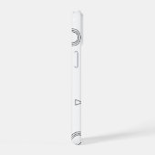 Persoonlijke twee foto Abstract iPhone 15 Case (Rechterkant)