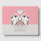 Persoonlijke tweeduizend gepersonaliseerde kaatdek gastenboek (Voorkant)