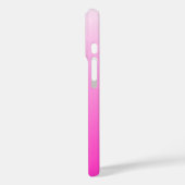 Persoonlijke tweekleurige verloop ombre hete roze Case-Mate iPhone case (Achterkant / Links)