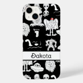 Persoonlijke UFO, Alien, Bigfoot Cryptid Case-Mate iPhone Case (Achterkant)