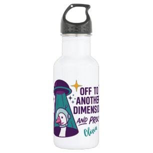 Persoonlijke UFO-gans, Grappig Ruimtecadeau Waterfles