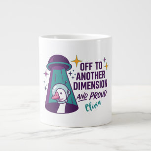 Persoonlijke UFO-Gansmok, Grappig Ruimtevaartcadea Grote Koffiekop