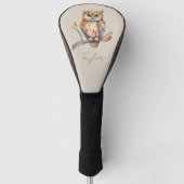 Persoonlijke Uil Golfheadcover (Voorkant)