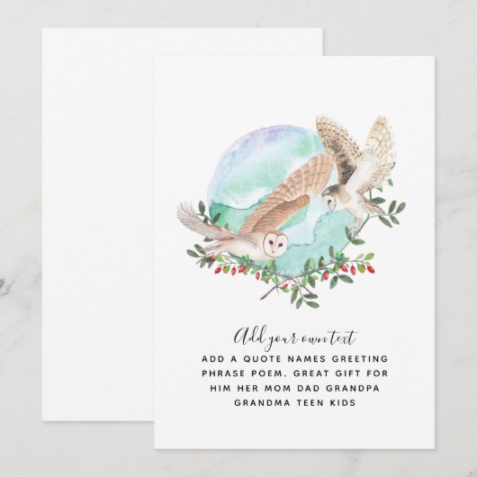 Persoonlijke UILEN (Voorkant / Achterkant)