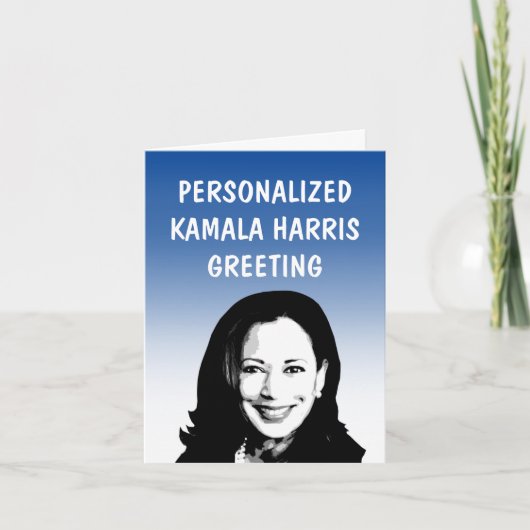 Persoonlijke uitgave Kamala Harris wenskaart Kaart (Voorkant)