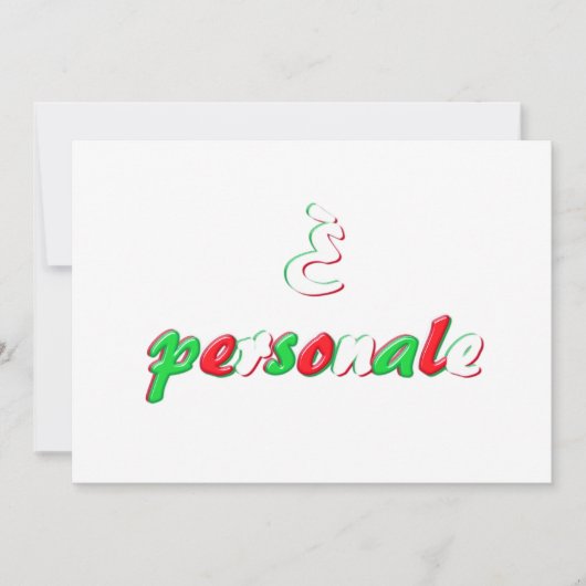 persoonlijke uitnodiging (Voorkant)