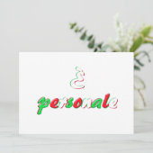 persoonlijke uitnodiging (Staand voorkant)