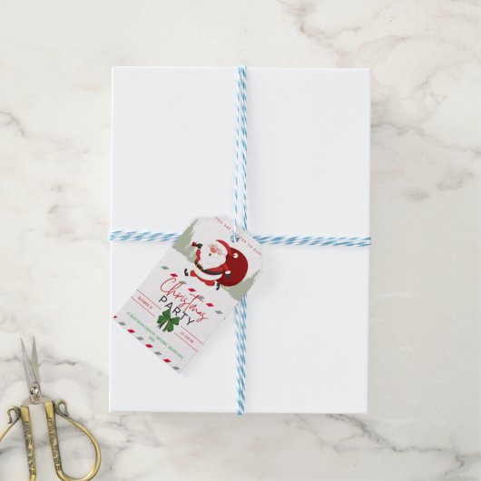 Persoonlijke Uitnodiging met een Knuffelgevoel Cadeaulabel (Met Touw)