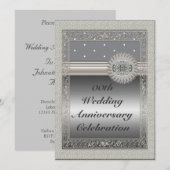 Persoonlijke uitnodiging voor 25-jarig huwelijksju (Voorkant / Achterkant)