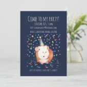 Persoonlijke uitnodiging voor caviafeestje (Staand voorkant)