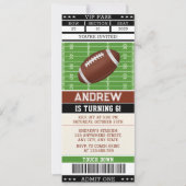 Persoonlijke uitnodiging voor de verjaardagskaart  (Voorkant)