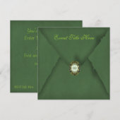 Persoonlijke uitnodiging voor feestje met juwelen (Voorkant / Achterkant)