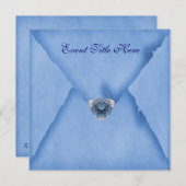 Persoonlijke uitnodiging voor feestje met juwelen (Voorkant / Achterkant)