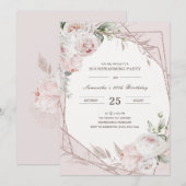 Persoonlijke Uitnodiging voor Huisfeest en Verjaar (Voorkant / Achterkant)