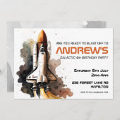 Persoonlijke uitnodiging voor kinderverjaardagsfee (Voorkant / Achterkant)