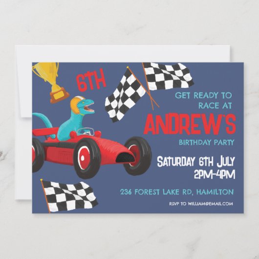 Persoonlijke uitnodiging voor kinderverjaardagsfee (Voorkant)