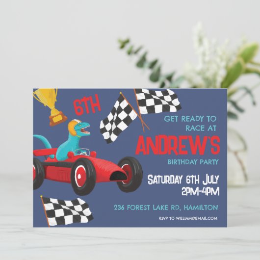 Persoonlijke uitnodiging voor kinderverjaardagsfee (Staand voorkant)