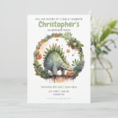 Persoonlijke uitnodiging voor kinderverjaardagsfee (Staand voorkant)