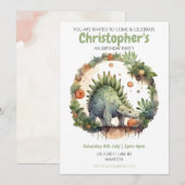 Persoonlijke uitnodiging voor kinderverjaardagsfee (Voorkant / Achterkant)