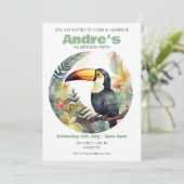 Persoonlijke uitnodiging voor kinderverjaardagsfee (Staand voorkant)