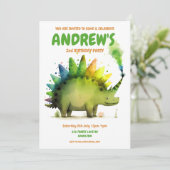 Persoonlijke uitnodiging voor kinderverjaardagsfee (Staand voorkant)