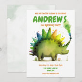 Persoonlijke uitnodiging voor kinderverjaardagsfee (Voorkant / Achterkant)