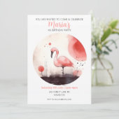 Persoonlijke uitnodiging voor kinderverjaardagsfee (Staand voorkant)