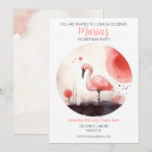 Persoonlijke uitnodiging voor kinderverjaardagsfee (Voorkant / Achterkant)