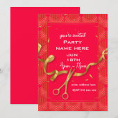 Persoonlijke uitnodiging voor lintjesceremonie (Voorkant / Achterkant)