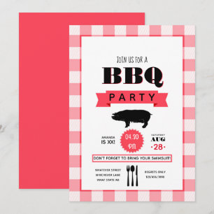 Persoonlijke uitnodiging voor verjaardagsbarbecue