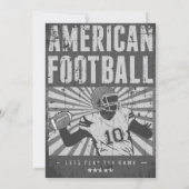 Persoonlijke uitnodiging voor voetbal verjaardagsf (Achterkant)