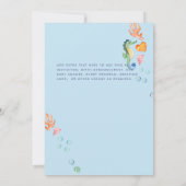 Persoonlijke uitnodiging voor zeemeerminnen met FO (Achterkant)