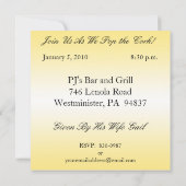 Persoonlijke uitnodigingen van de 50e verjaardag v (Achterkant)