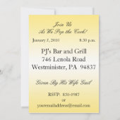 Persoonlijke uitnodigingen van de 50e verjaardag v (Achterkant)