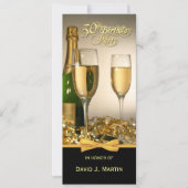 Persoonlijke uitnodigingen van de 50e verjaardag v (Voorkant)