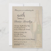 Persoonlijke uitnodigingen van de 50e verjaardag v (Achterkant)