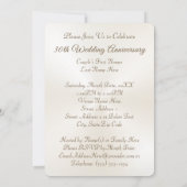 Persoonlijke uitnodigingen voor 30-jarig huwelijks (Achterkant)