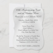 Persoonlijke uitnodigingen voor 45-jarig huwelijks (Achterkant)