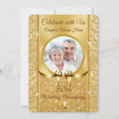 Persoonlijke uitnodigingen voor 50-jarig jubileum (Voorkant)