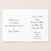 Persoonlijke uitnodigingen voor 50-jarig jubileum (Binnen)