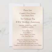 Persoonlijke uitnodigingen voor diamanten bruiloft (Achterkant)