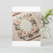 Persoonlijke uitnodigingen voor huwelijken, verjaa (Staand voorkant)