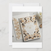 Persoonlijke uitnodigingen voor huwelijken, verjaa (Achterkant)