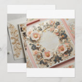 Persoonlijke uitnodigingen voor huwelijken, verjaa (Voorkant / Achterkant)