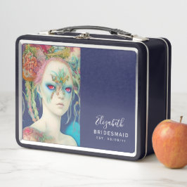 Persoonlijke uitnodigingsdoos voor bruidsmeisjes O