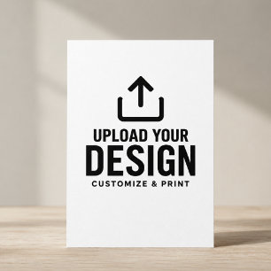 Persoonlijke uitnodigingskaart 5x7 template kaart
