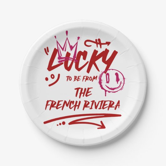 Persoonlijke uitnodigingsset voor de bruiloft met  papieren bordje (Voorkant)