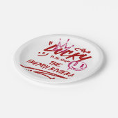 Persoonlijke uitnodigingsset voor de bruiloft met  papieren bordje (Gekanteld)