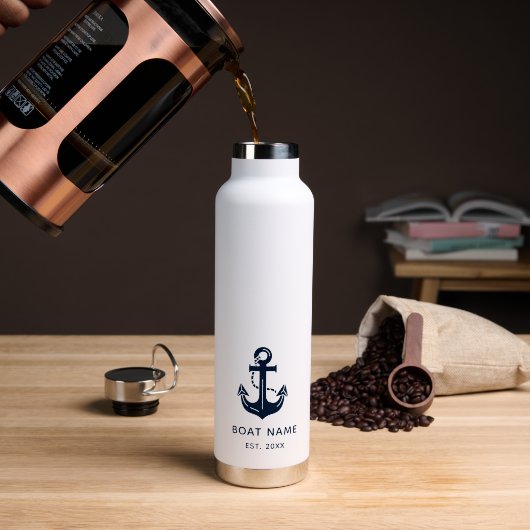 Persoonlijke Uitrusting voor Scheepskapitein Marin Waterfles (Koffie (Gedraaid)  )