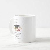 Persoonlijke Uitstekende Zoon Afstuderen Koffiemok (Voorkant links)